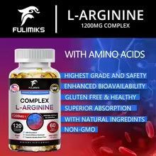 Complex L-Arginine Nitric Oxide Suplement Is Rich In, L-Citrulline Malate Extract, Performance, Endurance And Muscle Support