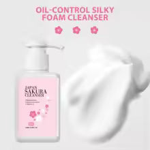 JAPAN SAKURA CLEANSER - Deep Pore Cleansing Cherry Blossom Cleanser for All Skin Types, Daily Morning & Night Skincare Routine