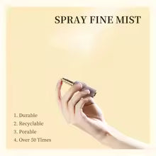 5ml Leather Perfume Atomizer | Portable Refillable Travel Spray Bottle